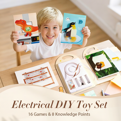 🔥Hot Sale Offers-Electrical DIY Toy Set: 16 Games & 8 Knowledge Points