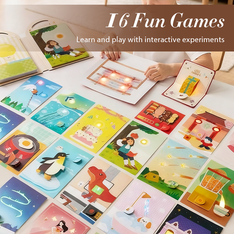 🔥Hot Sale Offers-Electrical DIY Toy Set: 16 Games & 8 Knowledge Points