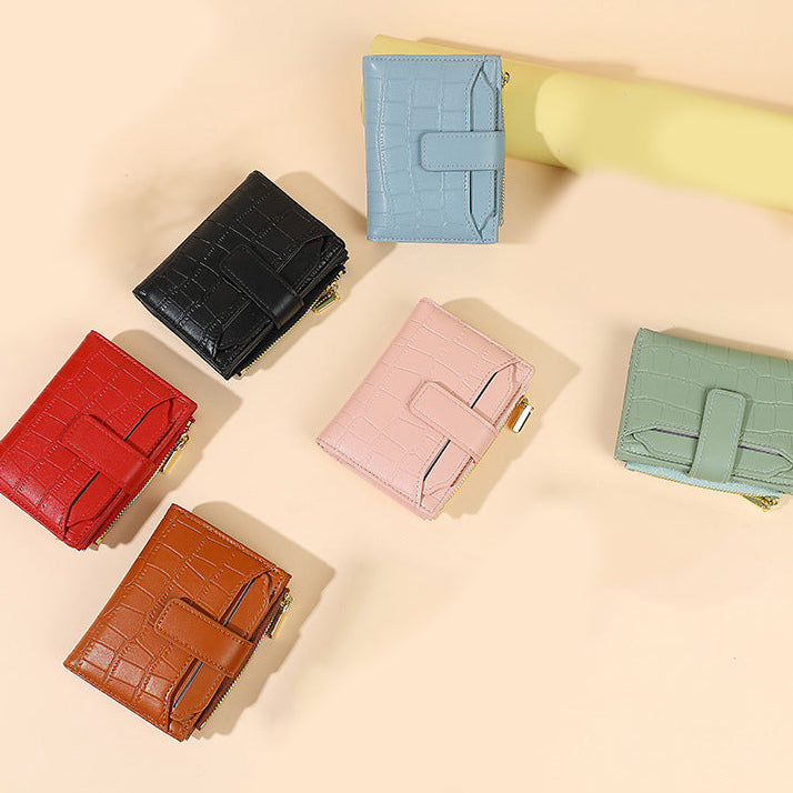 💥New Arrivals: Hot Sellers-Women’s Compact Solid Color Wallet