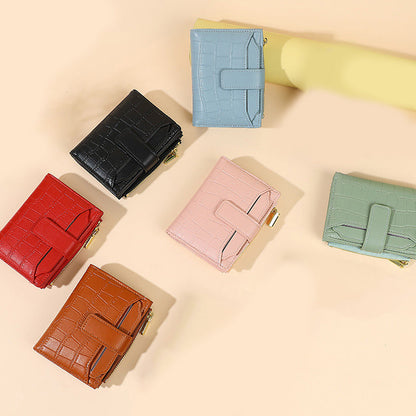 💥New Arrivals: Hot Sellers-Women’s Compact Solid Color Wallet