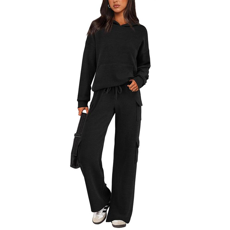 💜 LAST DAY PROMOTION - 50%OFF 💜 Women’s Hooded Long-Sleeve Tops ＆ Pants 2-Piece Set