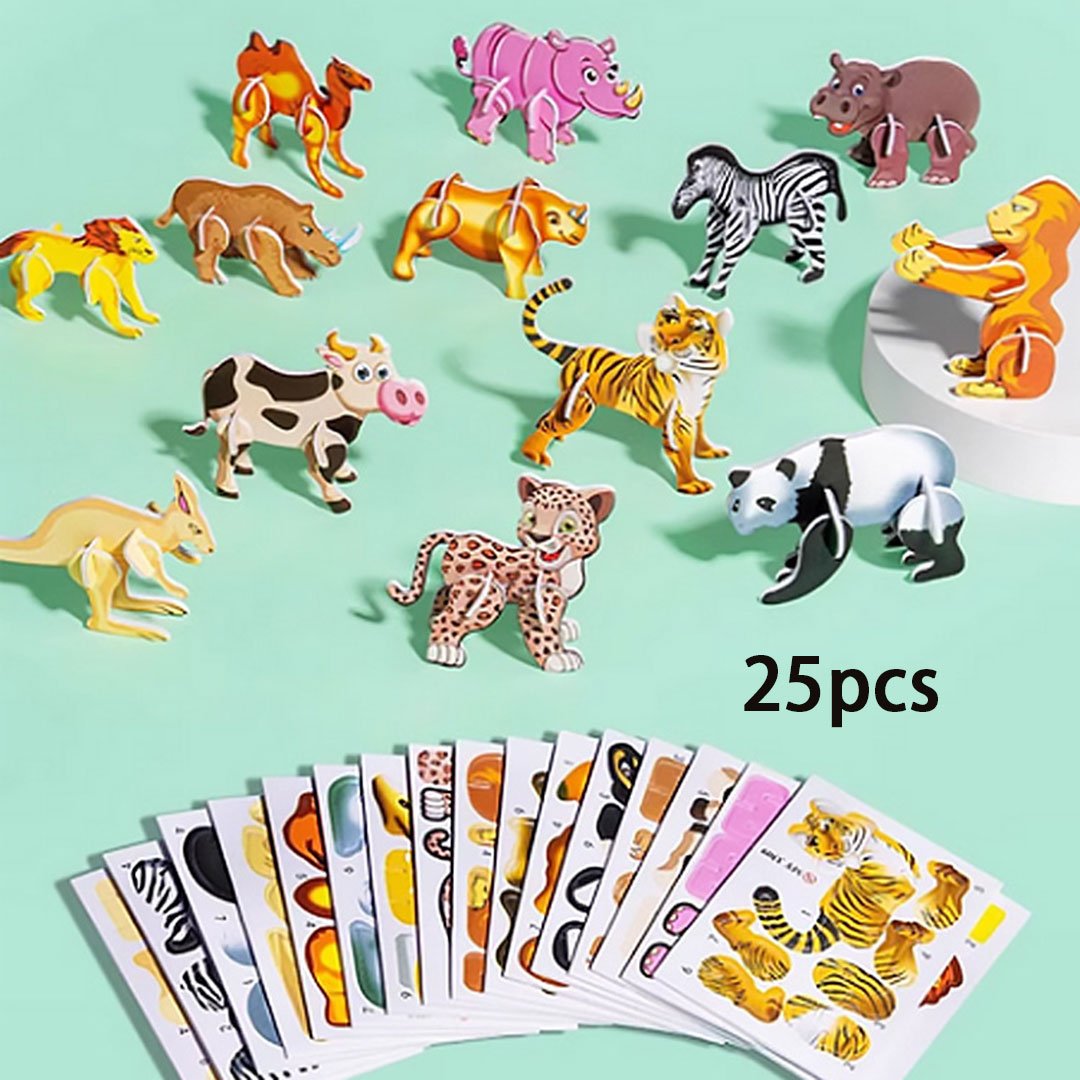 🔥Hot Sale Offers-2025 Educational 3D Cartoon Puzzle