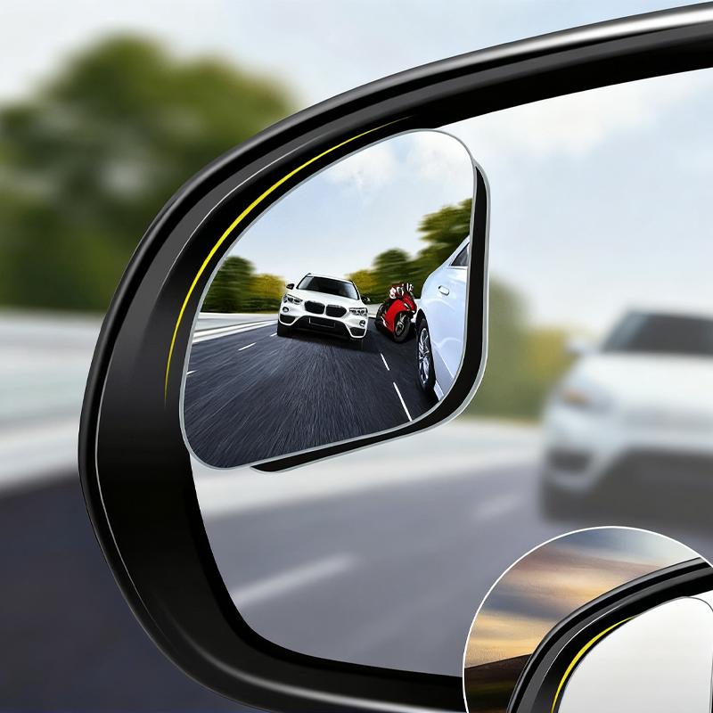 🎅Christmas Hot Sale💖2Pcs Car Heart Shaped Blind Spot Mirrors