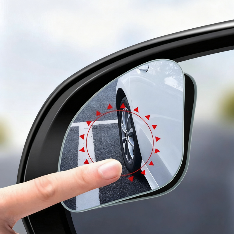 🎅Christmas Hot Sale💖2Pcs Car Heart Shaped Blind Spot Mirrors