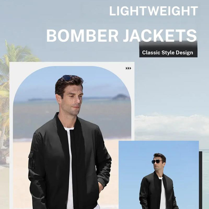 💥New high-quality-Men's Lightweight Bomber Jacket