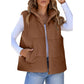 💥New High-Quality Women's Clothing-Women’s Casual Comfortable Zip-Up Vest