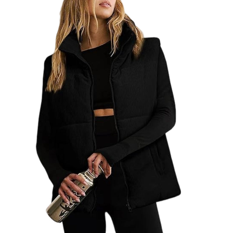 💥New High-Quality Women's Clothing-Women’s Casual Comfortable Zip-Up Vest