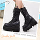 👢New arrivals selling worldwide-Women's Punk-Style Chunky Heel Mid-Calf Boots
