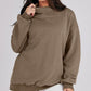 Women's Mock Neck Long Sleeve Pullover Sweatshirt