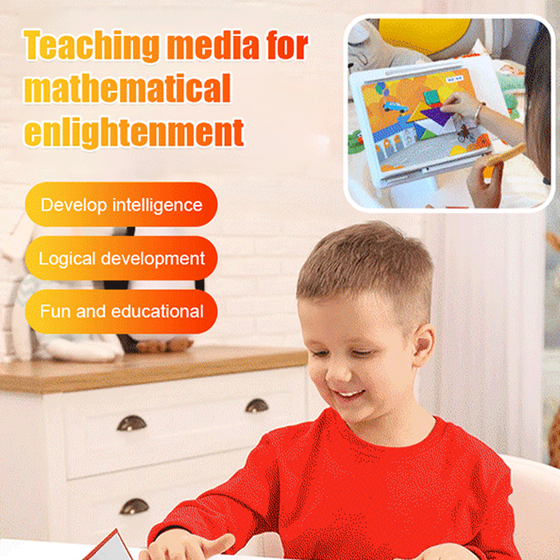 🌟Enhancing children's thinking skills-Children's Magnetic Tangram Puzzle Set🎁The Best Gift