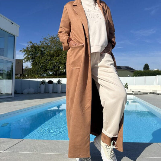 💜 LAST DAY PROMOTION - 50%OFF 💜 Warm & Stylish Solid Color Coat