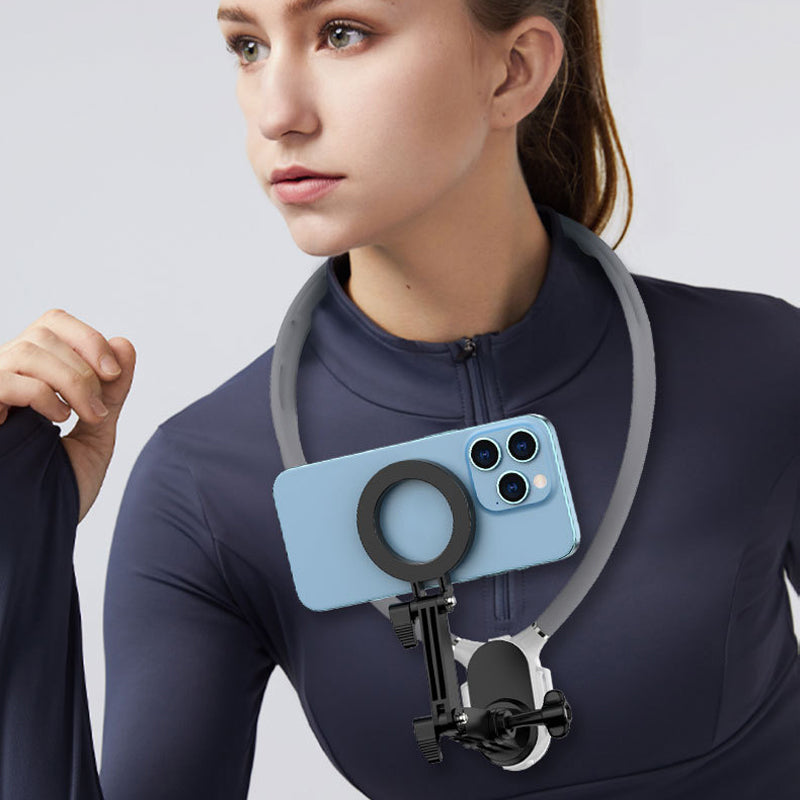 💥Top-Selling Products-Magnetic Neck Phone Holder for Hands-Free Recording