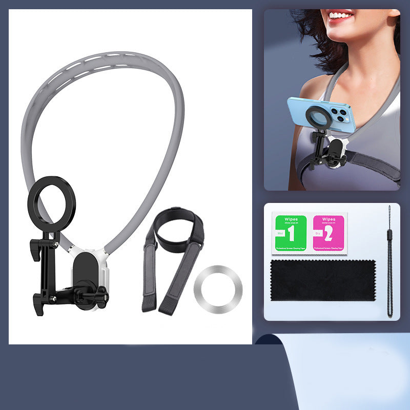 💥Top-Selling Products-Magnetic Neck Phone Holder for Hands-Free Recording