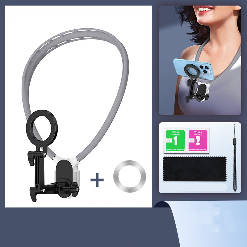💥Top-Selling Products-Magnetic Neck Phone Holder for Hands-Free Recording
