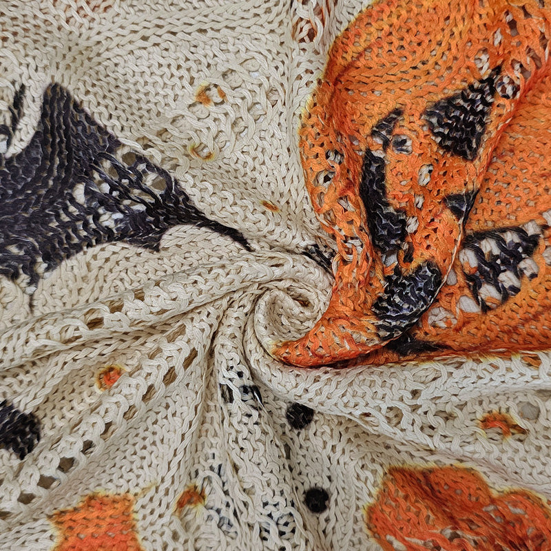 🎃Halloween 50% Off Special Offer-Women's Halloween Loose Fit Batwing Knit Sweater