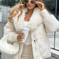 🔥Hot Sale Offers-Fashion Padded Coat with Faux Fur Collar【FREE SHIPPING】