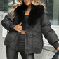 🔥Hot Sale Offers-Fashion Padded Coat with Faux Fur Collar【FREE SHIPPING】