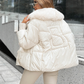 🔥Hot Sale Offers-Fashion Padded Coat with Faux Fur Collar【FREE SHIPPING】
