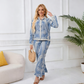 💥Limited-time offer: 50% off-Women's Blue Embroidered 2-Piece Set
