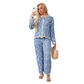 💥Limited-time offer: 50% off-Women's Blue Embroidered 2-Piece Set