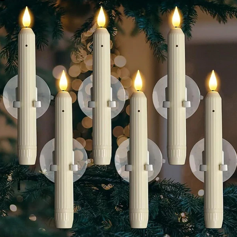 👻Halloween Sale: 50% Off-Led Taper Candles With Sensor & Suction Cup
