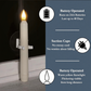 👻Halloween Sale: 50% Off-Led Taper Candles With Sensor & Suction Cup