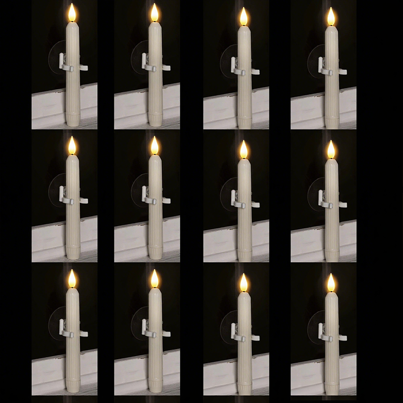 👻Halloween Sale: 50% Off-Led Taper Candles With Sensor & Suction Cup
