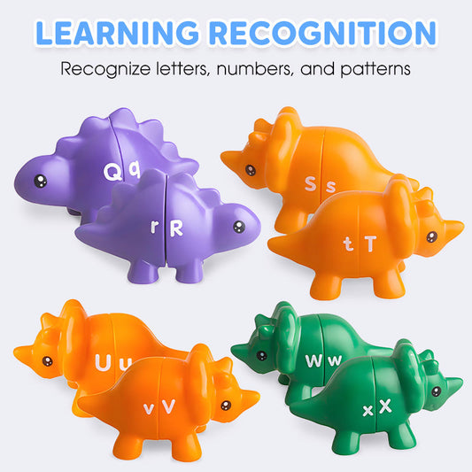 🌟Limited-time offer: 50% off-Dinosaur Alphabet Matching Game Set for Kids