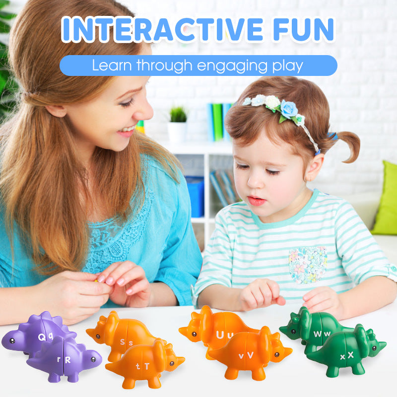 🌟Limited-time offer: 50% off-Dinosaur Alphabet Matching Game Set for Kids