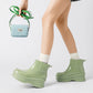 👢Limited-time offer: 50% off-Women's Height-Increasing Ankle Rain Boots