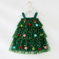 🎁The finest gift-Christmas Star Toddler Girl Tulle Dress