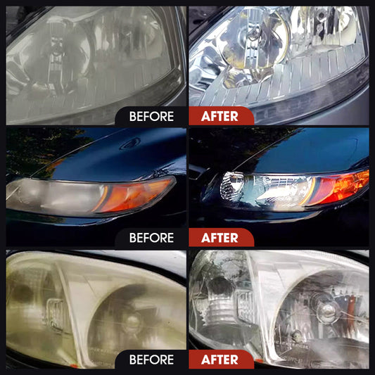 🏆 Last Day Special Price $14.99 ! 🔥Buy 2 Get 1 Free🎁Headlight Restoration Kit for Yellowed & Foggy Lights