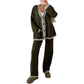 🍁Autumn wear 50% off-Women’s Stylish Knit Cardigan & Wide Leg Pants 2-Piece Set