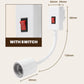 ☀️Warm your home-High Power Bath Light Socket with Switch