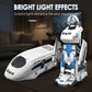 🎁The finest gift-Rechargeable Transforming Train Robot Toy