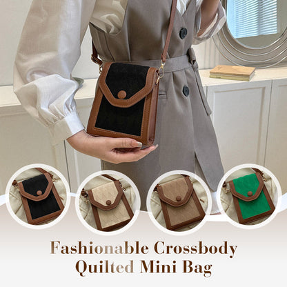 💼The latest exquisite compact handbag-Women's Fashionable Crossbody Quilted Mini Bag
