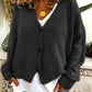 (S-5XL) Autumn Winter Casual Loose Knit Cardigan