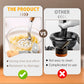 🥄Your kitchen helper-Stainless Steel Potato Masher with Wooden Handle