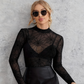 🔥New arrivals: 50% off-Women's See Through Long Sleeve Top