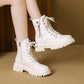 🔥Limited-time offer: 50% off-Women's Combat Ankle Boots with Side Zipper