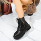 🔥Limited-time offer: 50% off-Women's Combat Ankle Boots with Side Zipper