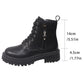 🔥Limited-time offer: 50% off-Women's Combat Ankle Boots with Side Zipper
