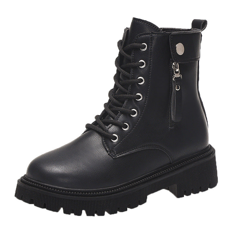 🔥Limited-time offer: 50% off-Women's Combat Ankle Boots with Side Zipper