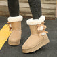 💥New arrivals: 50% off-Women's Plush Bowtie Classic Platform Snow Boots