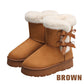 💥New arrivals: 50% off-Women's Plush Bowtie Classic Platform Snow Boots
