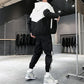 💥Hot Sale Offer: 50% Off-Men's Comfortable Color-Block Hooded Jacket & Drawstring Pants