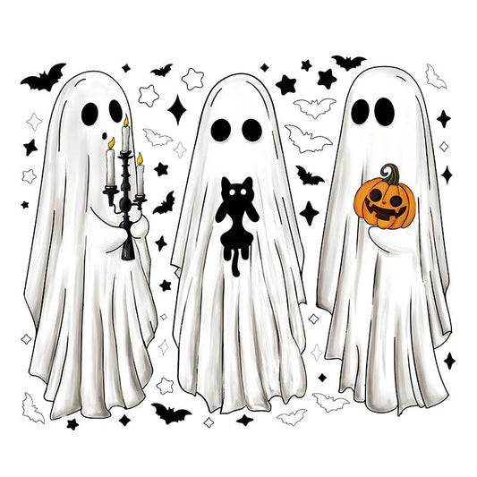 🔥 LAST DAY PROMOTION - 50%OFF 🔥  Cute & Fun Halloween Ghost Static Window Cling
