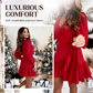🎅Christmas Offer: 50% Off-Women's Elegant V-Neck Dress