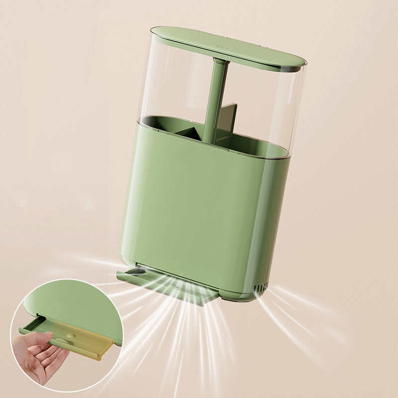 Wall-Mounted Dustproof Chopstick & Utensil Holder