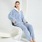 ❄️LAST DAY PROMOTION - 50%OFF 💖 Warm Plush Pajama Set for Winter-❄️Super Thick Edition